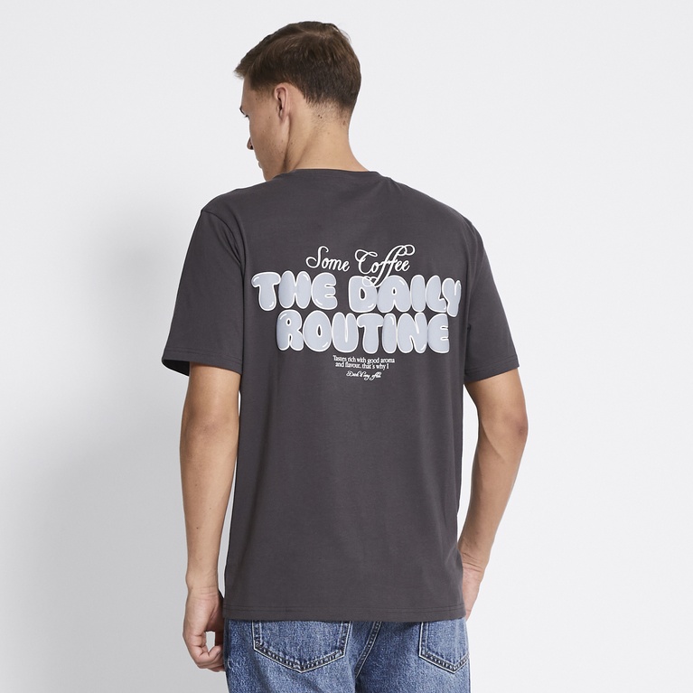 Printed tee "West" Dark Grey